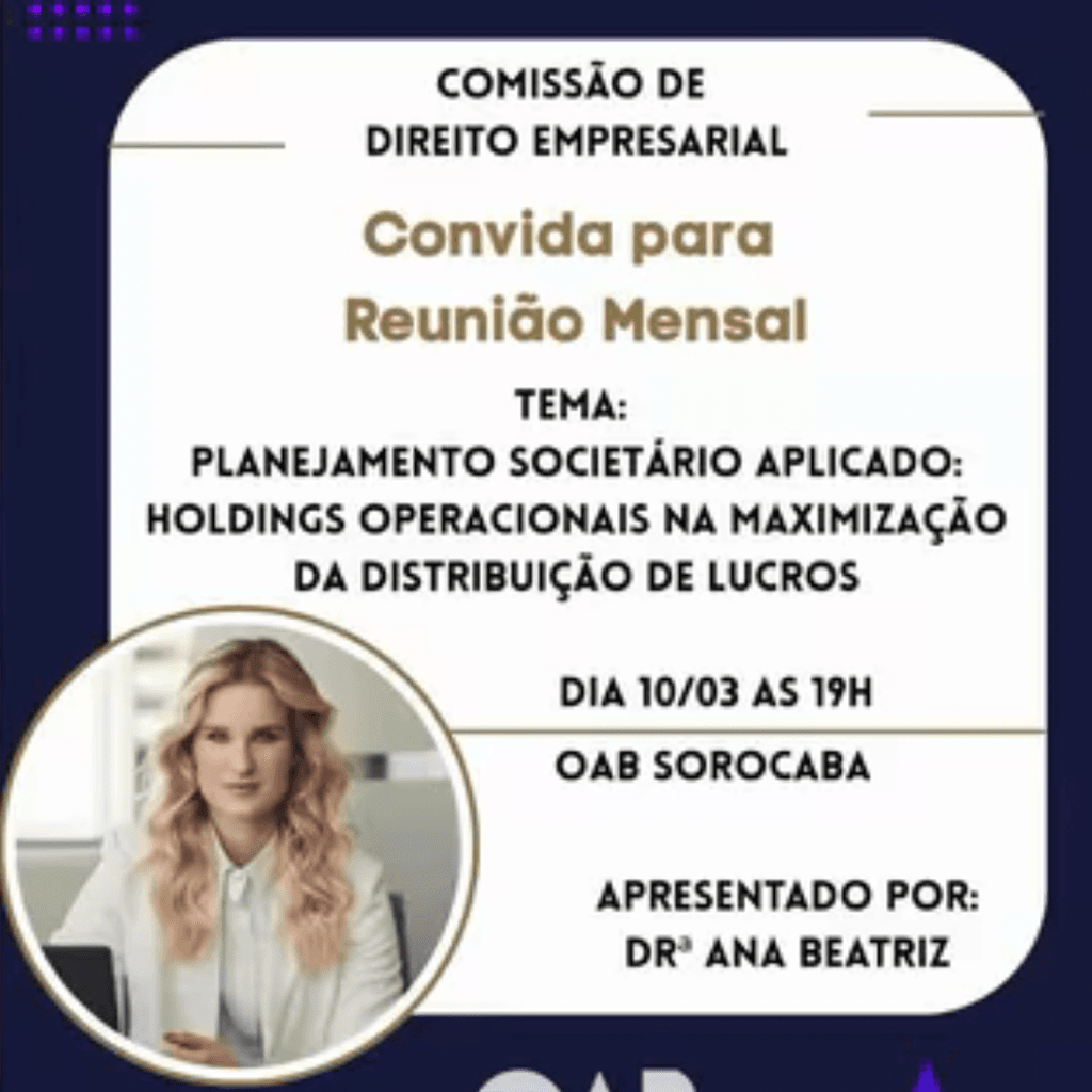 Reunião Mensal Comissão de Direito Empresarial