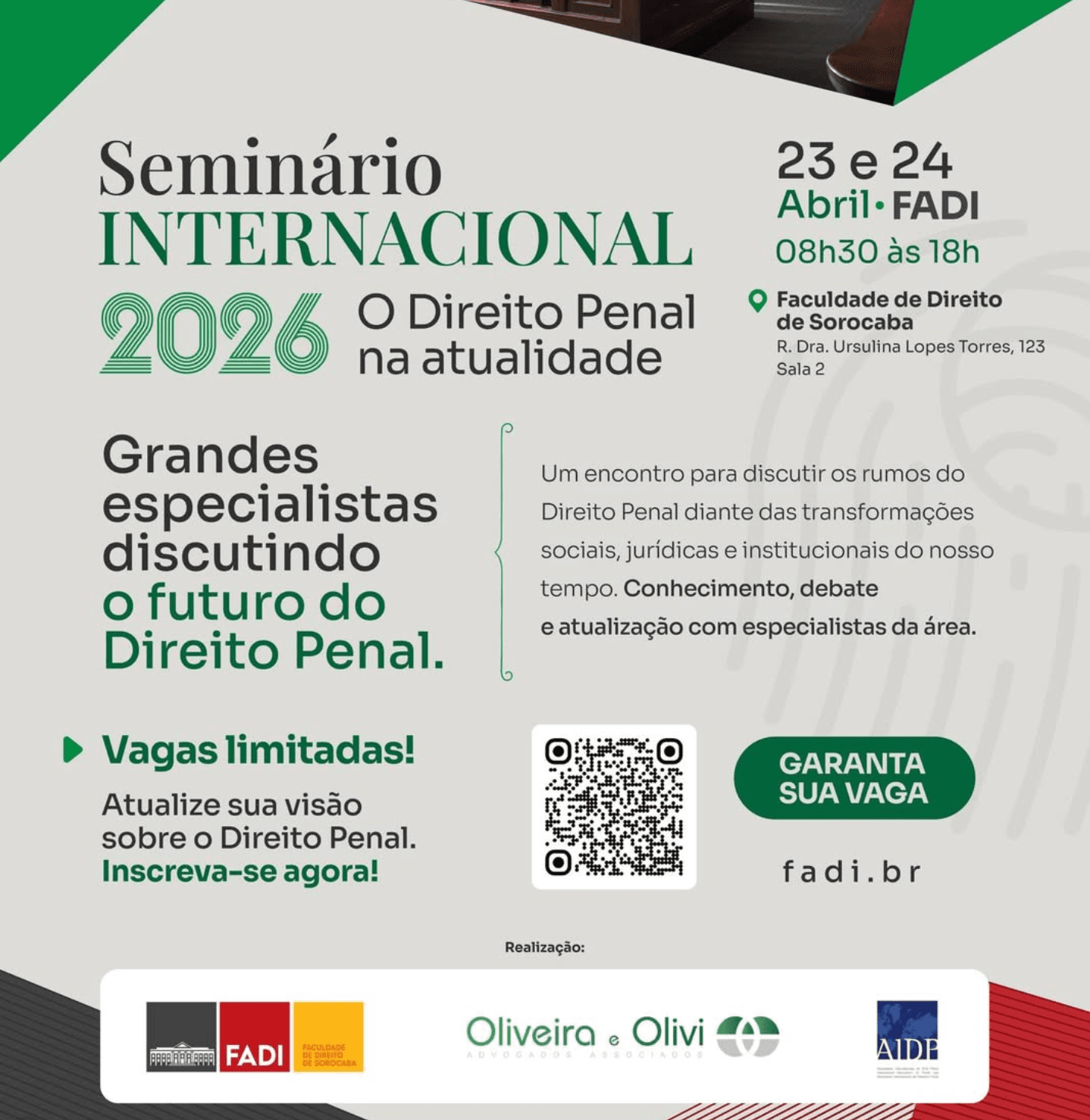 FADI: Seminário Internacional 2026