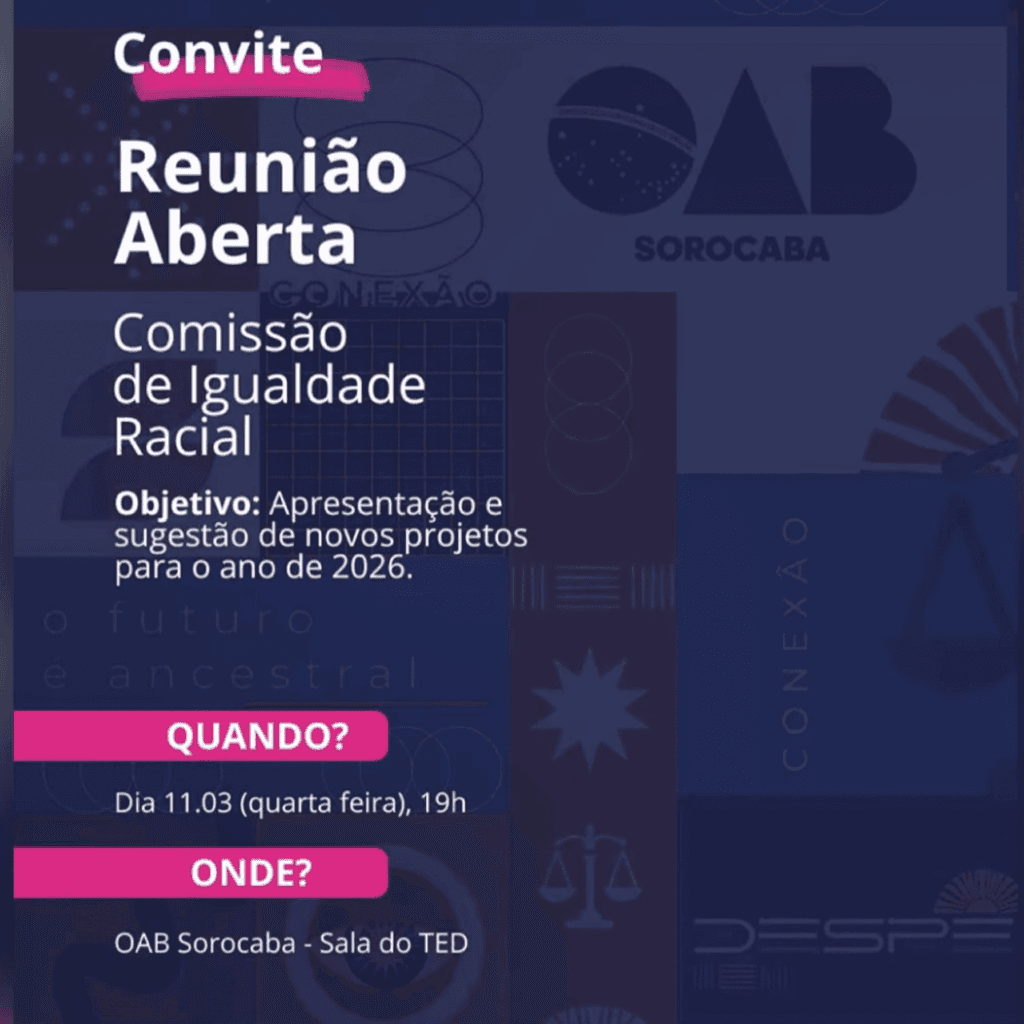 Reunião Aberta: Comissão de Igualdade Racial
