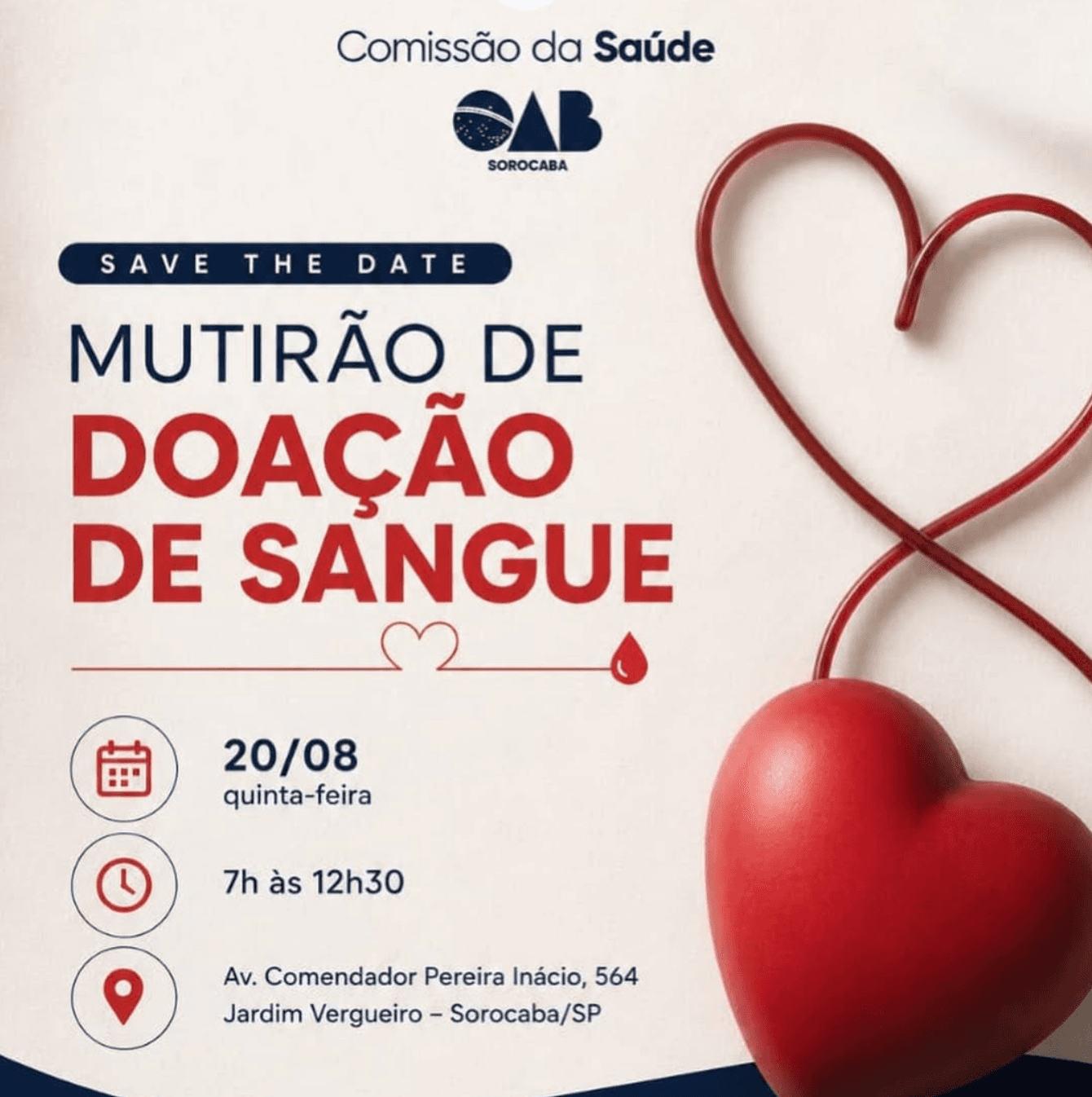 🩸 Mutirão de Doação de Sangue
