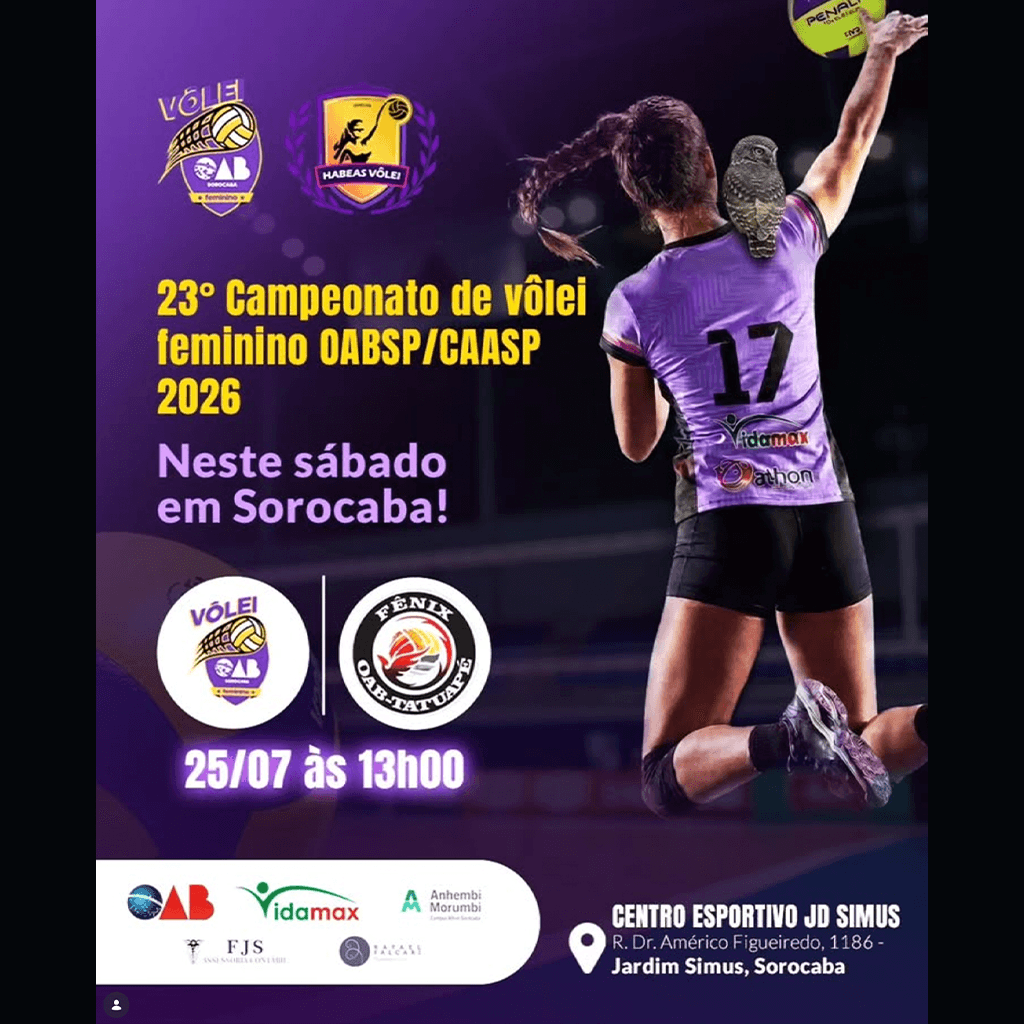 🏐🔥 VÔLEI OAB SOROCABA X FÊNIX OAB TATUAPÉ
