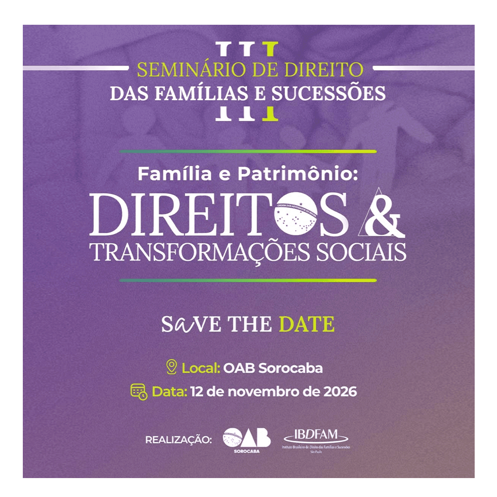 III Seminário de DIreito das Famílias e Sucessões