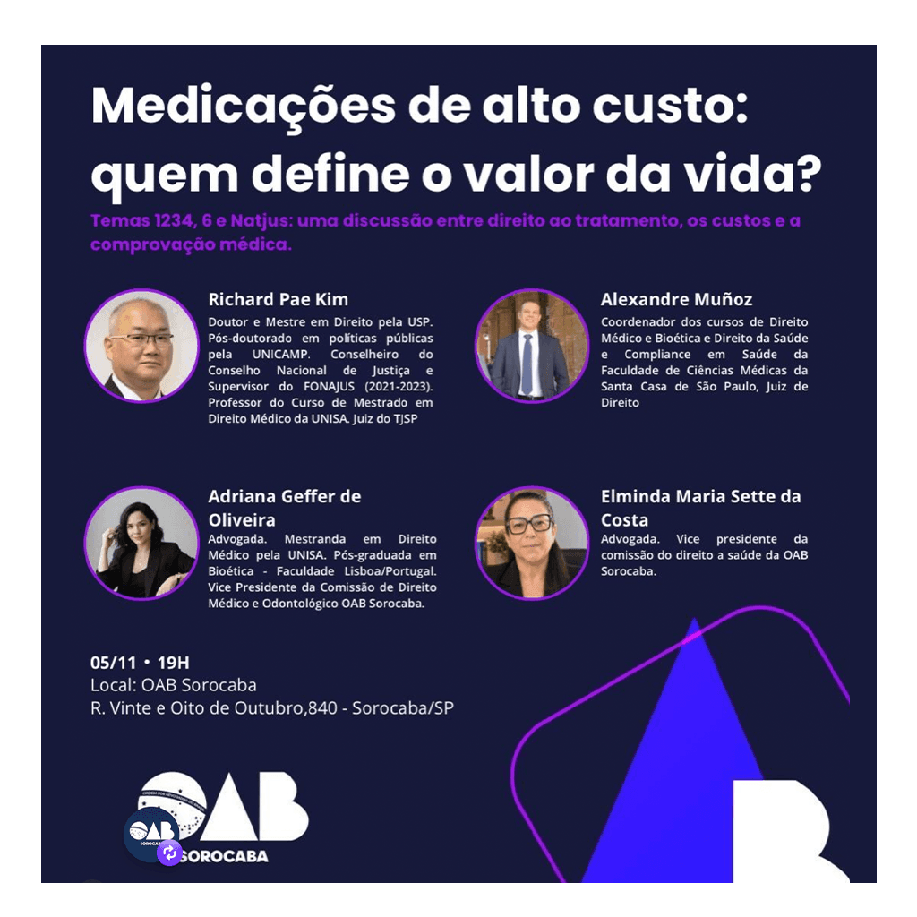 Medicações de alto custo: quem define o valor da vida?