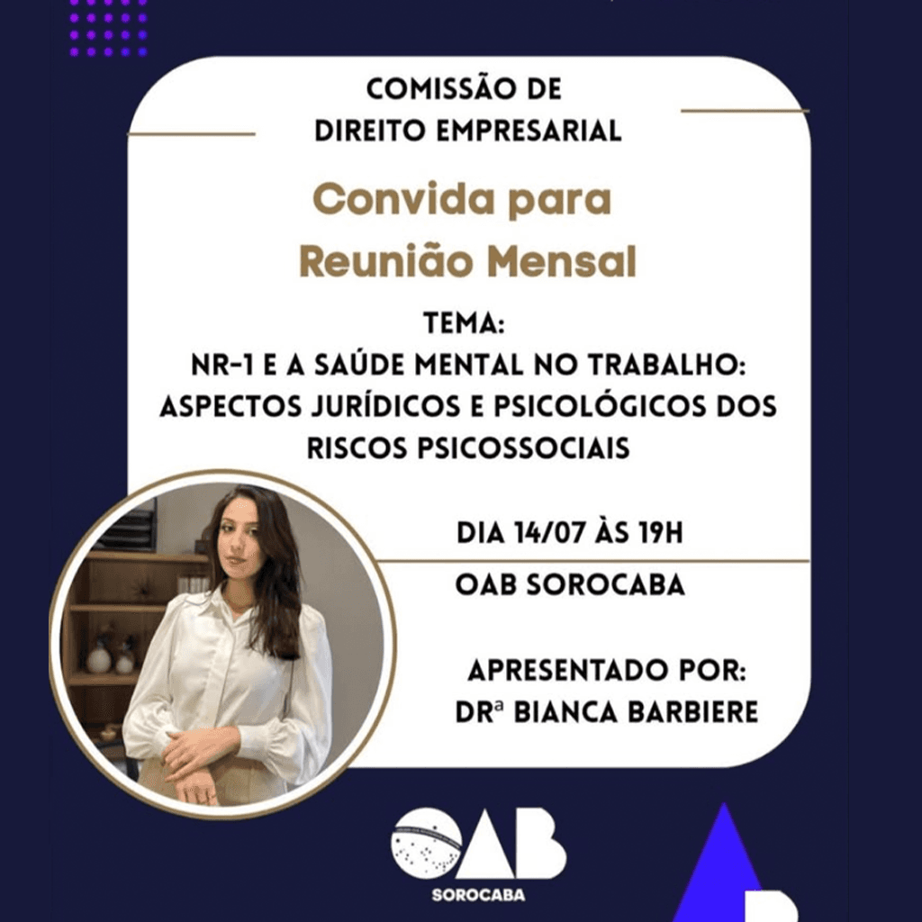 Reunião Mensal: COMISSÃO DE DIREITO EMPRESARIAL