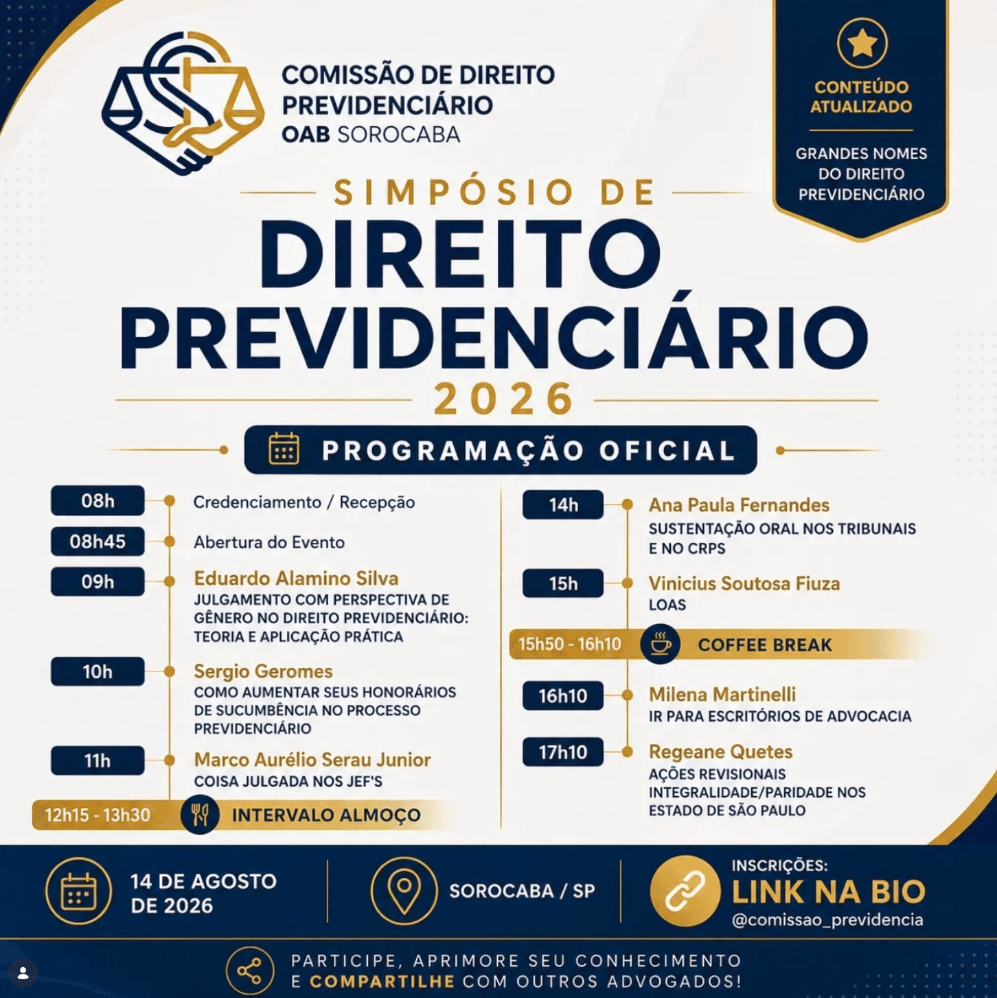 Simpósio de Direito Previdenciário 2026