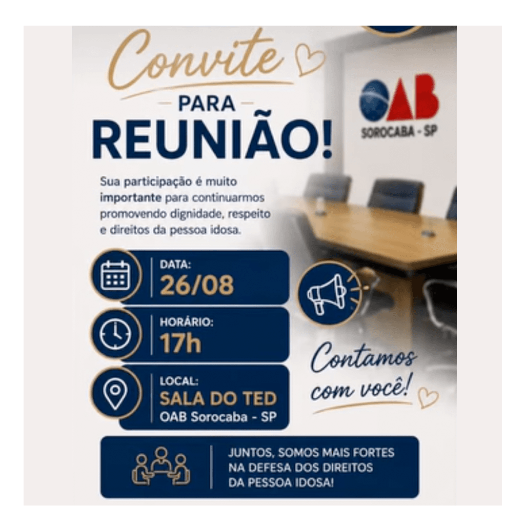 Reunião Comissão da Pessoa Idosa