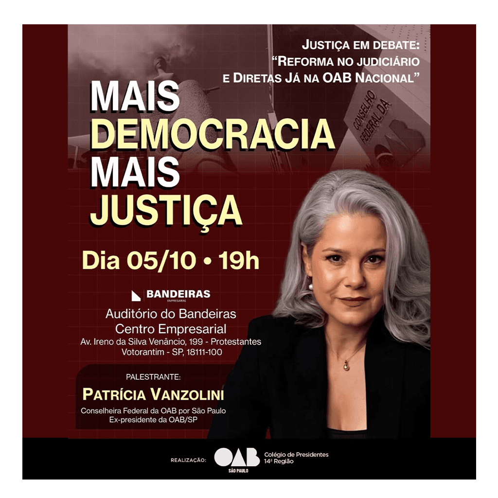 Mais democracia. Mais Justiça